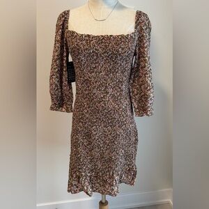 Faithfull the Brand Multicolor Floral Long Sleeve Dress‎